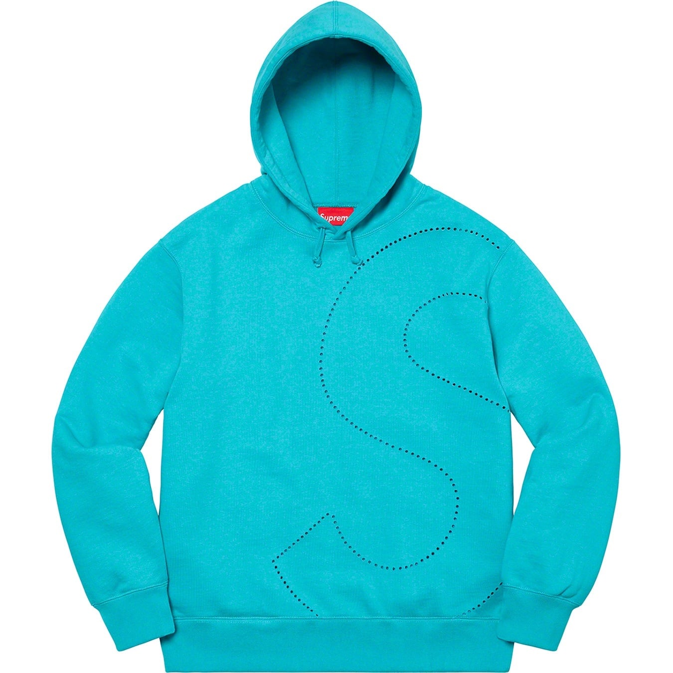 Laser Cut S Logo Hooded Sweatshirt view 8